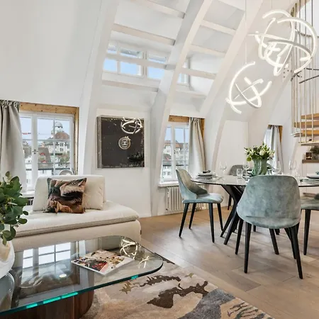Old Town Diamond Penthouse Ac Private Rooftop * ציריך